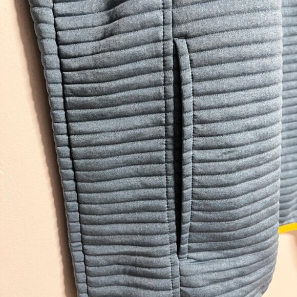 NWT L.L. Bean AirLight Knit Pullover Snap Fleece - Men’s L - Blue Colorblock - Picture 9 of 11